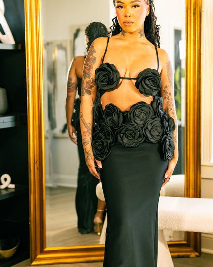 Bloom & Bold 3D Rose Two-Piece Set