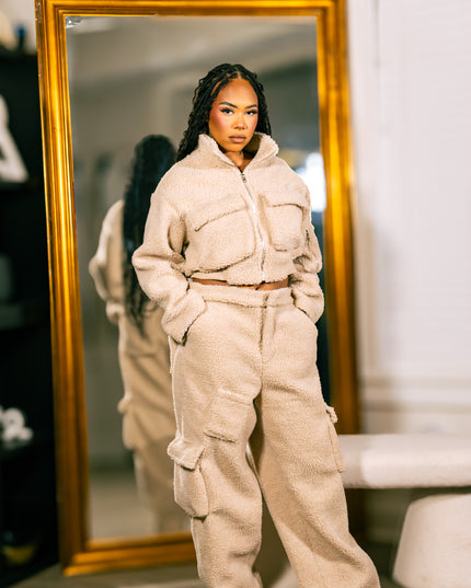 Chill Luxe Sherpa Cargo Set