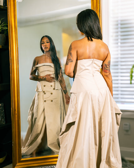 Trench Talk Maxi Dress