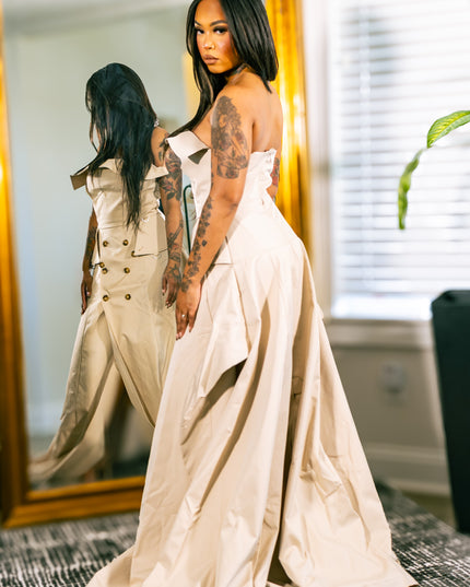 Trench Talk Maxi Dress