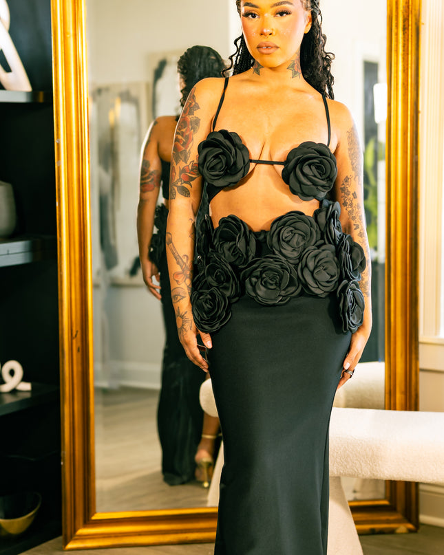 Bloom & Bold 3D Rose Two-Piece Set