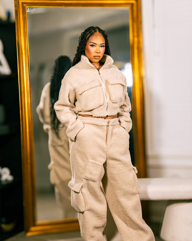 Chill Luxe Sherpa Cargo Set