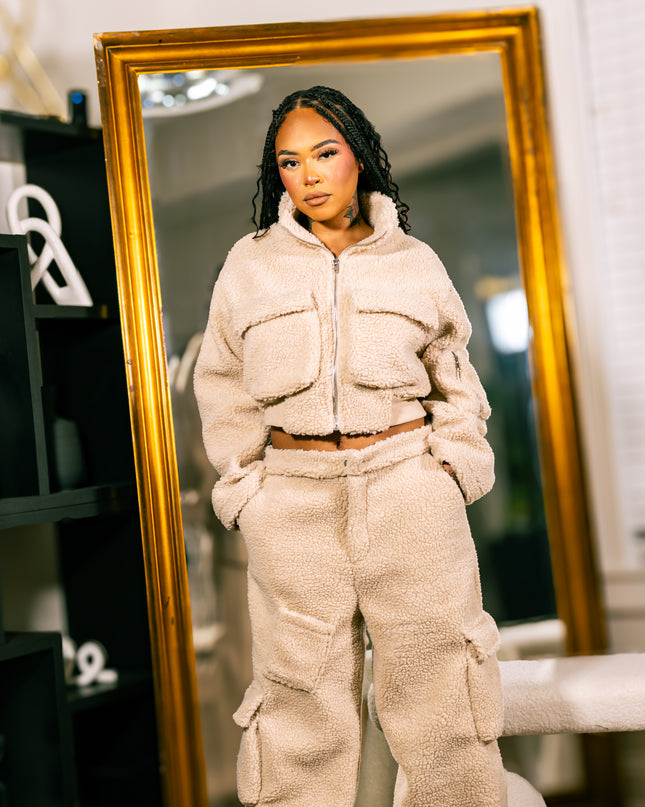 Chill Luxe Sherpa Cargo Set